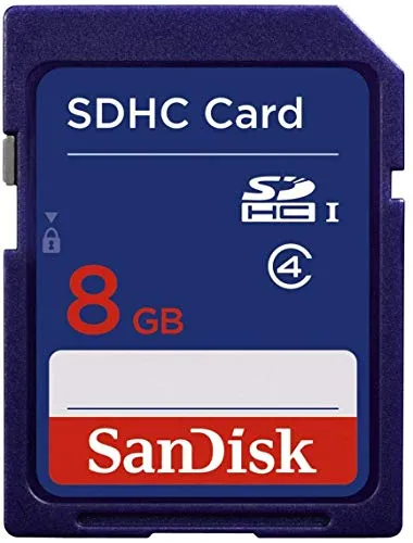 SanDisk 8GB SDHC Card Class 4 Secure Digital Flash Memory SDSDB-008G - Bulk Packaging