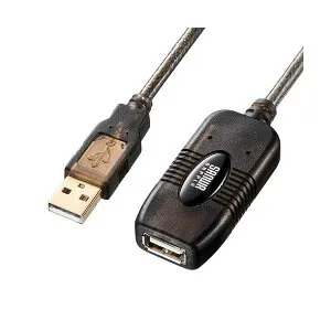 サンワサプライ 20m延長USBアクティブリピーターケーブル KB-USB-R220 [21]