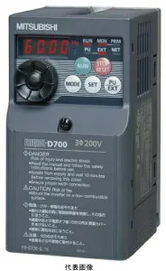 三菱電機 FR-D720-0.4K 簡単・小形インバータ FREQROL-D700シリーズ 三相200V 容量0.4kw インボイス対応・領収書発行可