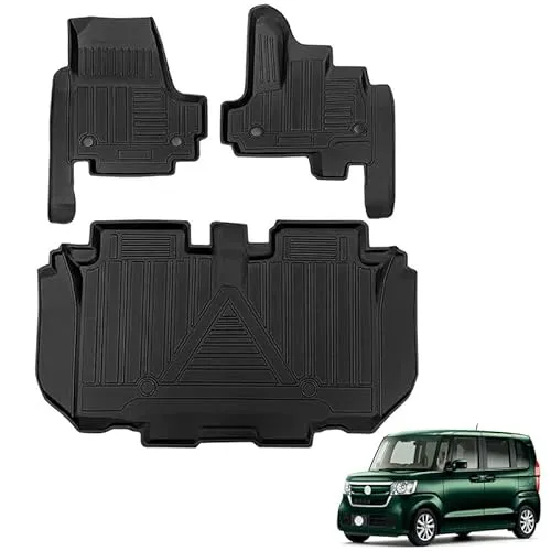 新型 ホンダ との互換性あり N-BOX JF3 JF4型 フロアマット 3Dカーマット 車専用 3Dフロアマット 立体カーマット TPE材質 耐汚れ 抗菌効果 防水 滑り防止 保護パーツ カー用品（3PCS）