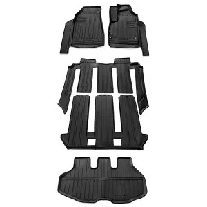 ノア ヴォクシー 90系 フロント リア セカンド ラゲッジマット 3D フロアマット 5枚セット 運転席 助手席 カスタム おしゃれ 内装 R4.1 ZWR90W ZWR95W ZWRA90W ZWR95W 専用設計 ラバーマット 95系 VOXY NOAH