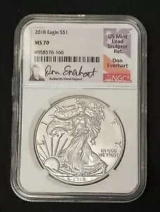 2018 シルバー イーグル ドル NGC MS70