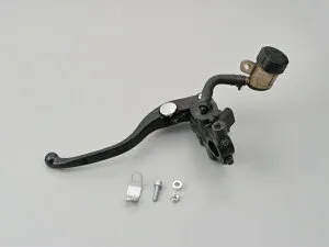 GPZ1100 ニッシン ラジアルクラッチマスターシリンダー 縦型φ19〈スモークタンク〉ブラック/ブラック デイトナ 95658 GPZ1100 (年式95-00、型式ZXT10E) NISSIN