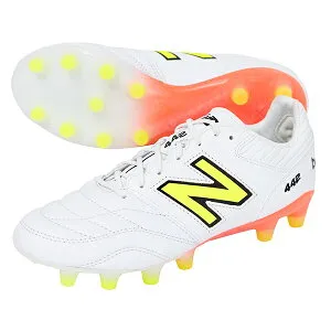 ニューバランス 442 V2 PRO HG 大人用 サッカースパイク ウィズ：D NewBalance MS41HCB2-D-WHITE