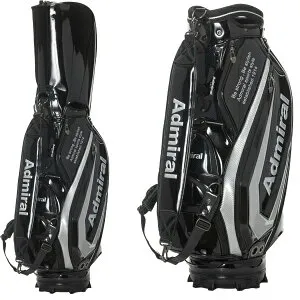 取り寄せ アドミラル 25年秋冬モデル 新作 ゴルフ カート キャディバッグ ADMG5BC1 プロスポーツ Admiral Golf CART BAG CB ブラック ゴールド トリコ 10PT