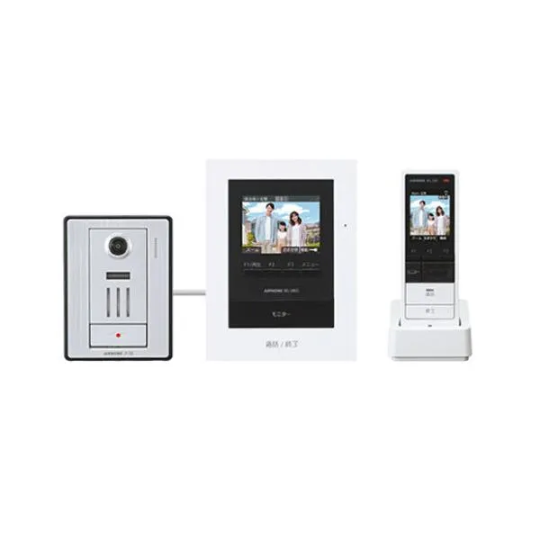アイホン テレビドアホン WS-24Aセット一式 カメラ付玄関子機/JT-DA モニター付親機/WS-2MED-T モニター付ワイヤレス子機/WS-2WD テレビドアホン