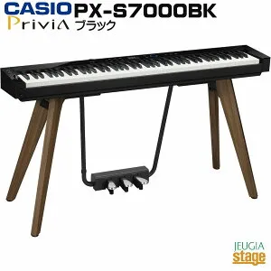 【配送設置無料】CASIO Privia PX-S7000BKカシオ プリヴィア ブラック88鍵盤 デジタルピアノ 電子ピアノ【Stage-Rakuten Piano SET】PXS7000 木製 ハイブリッド 黒