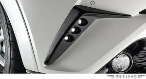 【M's】トヨタ C-HR G ZYX10 (2016.12-2019.7) ARTISAN SPIRITS LEDバンパーガーニッシュ 2P／／FRP エアロ アーティシャンスピリッツ アーティシャン スピリッツ アーテシャン カスタム ドレスアップ CHR CH-R