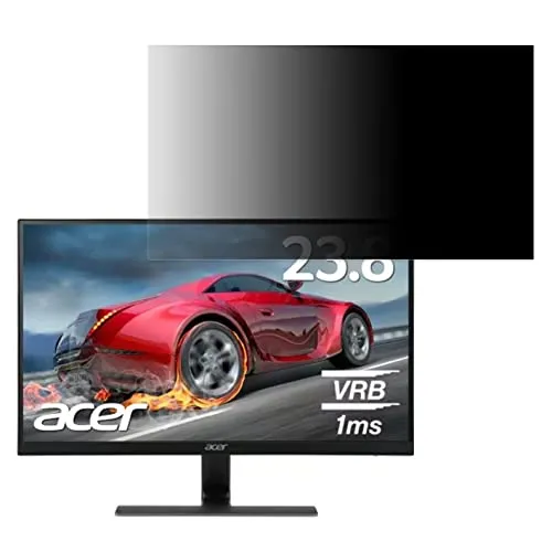 Acer RG240Ybmiix (RG0) 向けの 23.8インチ 16:9 覗き見防止 フィルター プライバシーフィルター パソコンPC モニター 液晶保護フィルム 覗き見防止シート ブルーライトカット 反射防止 セキュリティーのぞき見防止 両面使用可