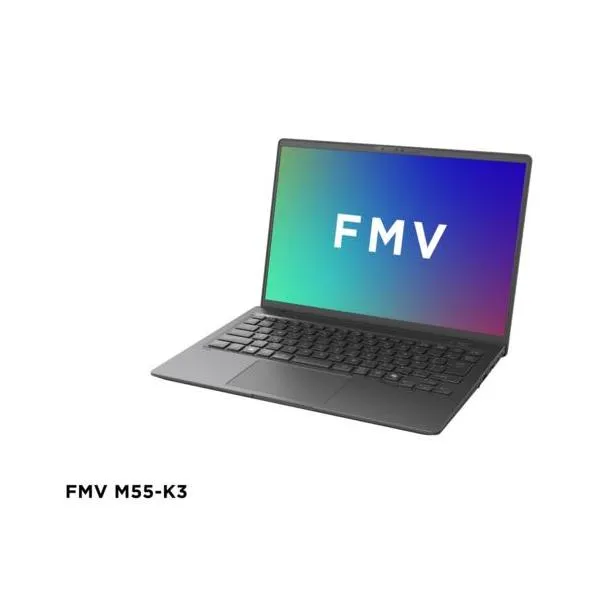 富士通(FUJITSU) FMV Note M FMVM55K3BA 14.0型 Win11Home Ryzen5 メモリ16GB SSD256GB Office オプション付 ブライトブラック M55-K3