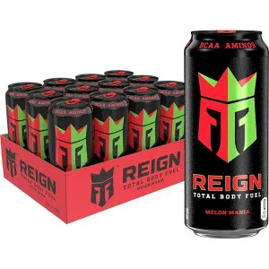 レイン トータルボディフューエル メロンマニア 473ml 12本 REIGN Total Body Fuel, Melon Mania 16 Fl Oz (Pack of 12) 【お取り寄せ商品】【合わせて買いたい】