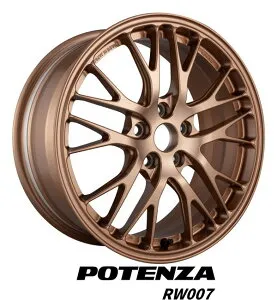 【アルミホイール単品4本価格】【16インチ】【BRIDGESTONE POTENZA RW007】【ブリヂストン ポテンザRW007】【16X7.0J 5穴 PCD：100 インセット48】GR86/BRZ表示は1本価格です