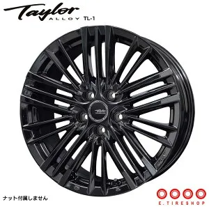 テイラー TL1 17×7.0J PCD114 5H INSET+40 ハブ径φ60 球面座 パウダーコートブラック 17インチ ホイール単品 1本 TAYLOR TL1 共豊 AME
