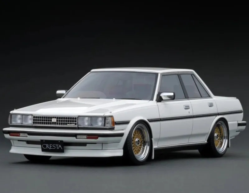 ignition model(イグニッションモデル) 新品 ミニカー 1/18 Toyota CRESTA Super Lucent TWINCAM24 (GX71) ホイール：17インチ(ホワイト) [IG3828]