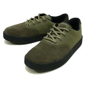 ARETH アース : ローカットスニーカー 靴 PLUG KHAKI×GREEN