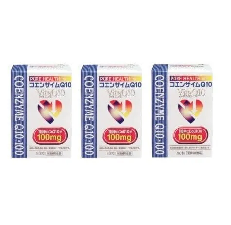 ピュアヘルス VitaQ10 コエンザイムQ10 90粒×3個 (CoQ10 100mg/粒)