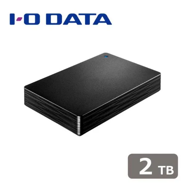 アイ・オー・データ機器｜I-O DATA (かんたんデータ移行アプリ内蔵)USB 5Gbps(USB 3.2 Gen1)対応 ポータブルHDD 2TB HDPH-UT2DKR/ S 返品種別B
