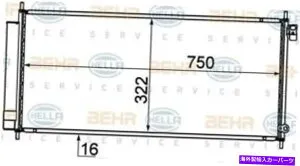 コンデンサー Mahle Behr A/Cコンデンサー[AC717000S]米国 MAHLE BEHR A/C condenser [AC717000S] US【並行輸入品】