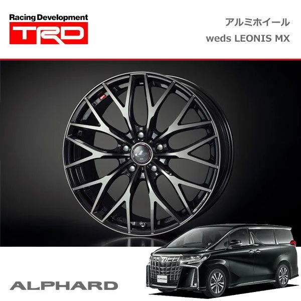 TRD アルミホイール WEDS LEONIS MX 18インチ 4本セット 1台分 アルファード AGH30W AGH35W GGH30W GGH35W 18/10～19/12