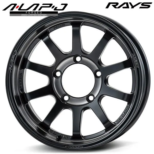 ジムニーシエラ RAYS レイズ A・LAP-J 2324 リミテッドエディション 16インチ 6.0J 5H139.7 -5 PH アルミホイール単品 4本セット 送料無料