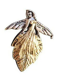 【送料無料】アクセサリー ネックレス pendentif ange et fe fe feuille en tain livr dans une boite crin