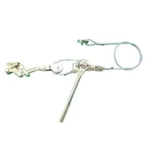 電設用ハレー 計量型張線器 最大使用荷重:9.8kN(1000kgf) 掴線範囲:4.0～22mm MEH-4