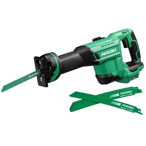 【セット買い】 HiKOKI(ハイコーキ) 36V充電式セーバソー CR36DSA(NN) + 金属用セーバソーブレード No.142(S) 0037-0526