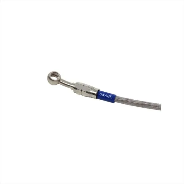 バイクパーツ スウェッジラインプロ Fホース/トライピース SUS クリアコート STP313FT