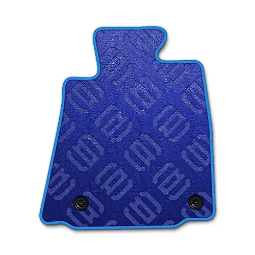 DAD ギャルソン D.A.D エグゼクティブ フロアマット LEXUS(レクサス) IS 型式 : GSE25 1台分 GARSON モノグラムデザインブルー/オーバーロック(ふちどり)カラー:ブルー/刺繍:無し/ヒールパッド無し ACM360-LX00