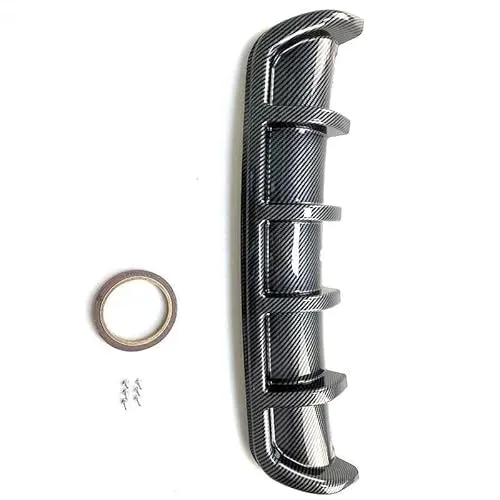 ダイハツ ミライース LA350S LA360Sに適用バンパースポイラー リアバンパースポイラー 6ウイング シャークフィン リアディフューザー ABS製 ドレスアップ シャークフィン風 軽航空 DIY アクセサリー カスタム 外装パーツ(?素)