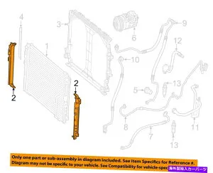 コンデンサー メルセデスOEM A/C ACコンデンサー/コンプレッサー/ラインコンデンサーブラケット右0995040700 MERCEDES OEM A/C AC Condenser/Compressor/Line-Condenser Bracket Right 0995040700【並行輸入品】