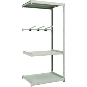 TRUSCO スチールラック M2型軽中量棚 860X600XH1800 3段 アーム1段 連結 M2-6363-A1B 【149-7781】