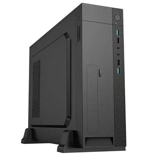KEIAN 300wSFX電源内蔵 MicroATX/ITX対応スリムPCケース KX-M02