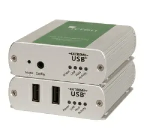 USB 2.0 Ranger 2312：USB 2.0 延長器｜USB：2ポート｜Cat5e/6/7：100m｜USB 3.0 デバイス対応 (480Mbps)｜ローカルユニットから電源供給