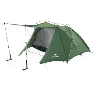 【MAX35％OFFクーポン配布中！GW応援】 Naturehike ツールームテント 2人用 軽量 二重層 メッシュ アルミポール 耐水圧2000mm UPF50+ キャンプ アウトドア 設営簡単 広々とした前室 通気 防風 防水 コ