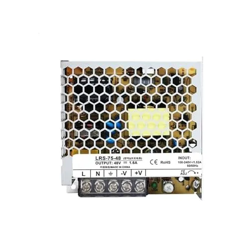 LRS-75 超薄型 LED 5V 12V 24V 48V 75 ワット単一出力クローズドオートメーション機器スイッチング電源(LRS-75-48)