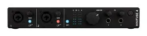 【送料込】ARTURIA MINIFUSE 4 BK オーディオ・インターフェース