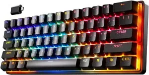 【エントリーで最大全額ポイント還元｜5/6まで】 SteelSeries｜スティールシリーズ ゲーミングキーボード(ラピッドトリガー対応) Apex Pro Mini Wireless(英語配列 US配列) 64842J [有線・ワイヤレス /Blue