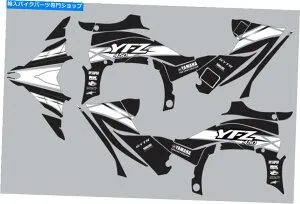 Graphics decal kit 2014-2020のグラフィックキットヤマハYFZ450 YFZ 450 ATVデカールステッカーブラック Graphic kit for 2014-2020 Yamaha YFZ450 YFZ 450 ATV decals stickers black【並行輸入品】