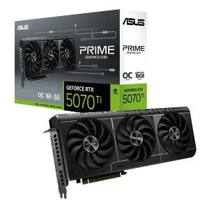 【30日は24時間限定クーポン配布】ASUS エイスースPRIME GeForce RTX 5070 Ti 16GB GDDR7 OC Edition グラフィックボード 転送不可 PRIME-RTX5070TI-O16G(2647110)送料無料