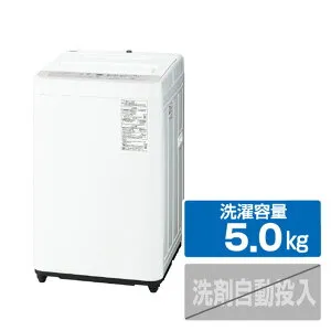 パナソニック 全自動洗濯機 洗濯・脱水容量5kg ライトグレー NA-F5B5-H [NAF5B5H]【RNH】