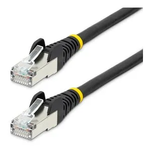 StarTech NLBK-10M-CAT6A-PATCH ブラック [カテゴリー6A LANケーブル (10m/LSZH(低煙ゼロハロゲン)/10GbE 500MHz/100W PoE++/S/FTP/ETL認証済/ツメ折れ防止機構付 RJ45コネクター)]