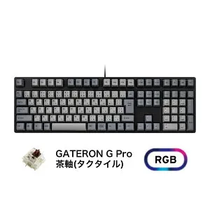 [5%OFFクーポン 30日朝まで]iKBC CD108 RGBシリーズ JIS配列 112キー メカニカルキーボード フルサイズ ホットスワップ 対応 IK-CD108シリーズ (RGB) アイケービーシー 日本語配列 GATERON 赤軸キーボード