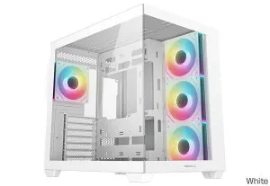 【ポイント10倍★要エントリー】 Deepcool CG530 4F WH ミドルタワー型PCケース ホワイト｜R-CG530-WHADA4-G-1
