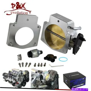 Throttle Body 102mmスロットルボディとIAC TPSスペーサープレートGM Geniii LS1 LS2 LS3 LS6 LS7 LSX 102mm Throttle Body & IAC TPS Spacer Plate for GM GenIII LS1 LS2 LS3 LS6 LS7 LSX【並行輸入品】