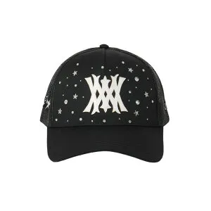MAVEN メイヴェン メッシュキャップ 帽子 ロゴ 男女兼用 BIG OG LOGO MESH CAP -BLACK-
