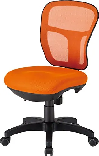 TOKIO デスクチェア オフィスチェア 肘なし CF-2M オレンジ
