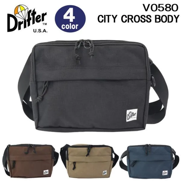 【並行輸入品】ドリフター バッグ V0580 CITY CROSS BODY シティクロスボディ Drifter ショルダーバッグ カジュアル シンプル ミニマル ab-61115