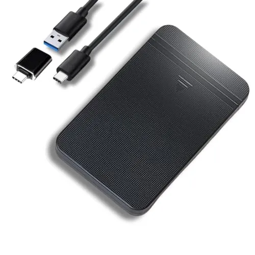 ezekers Portable 500GB External Hard Drive HDD ? USB 3.0 & USB C for PC, Mac, PlayStation, Phone (Andriod and Iphone 15) & Xbox
