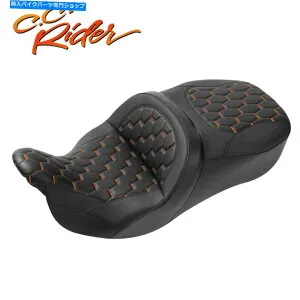 Seats C.C.ハーレーストリートグライドに適したライダードライバーの助手席2009-2022 C.C. RIDER Driver Passenger Seat Fit For Harley Street Glide 2009-2022【並行輸入品】